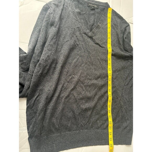 Banana Republic Mens V-Neck Pullover knit Sweater Silk Cashmere Luxury - Picture 6 of 6